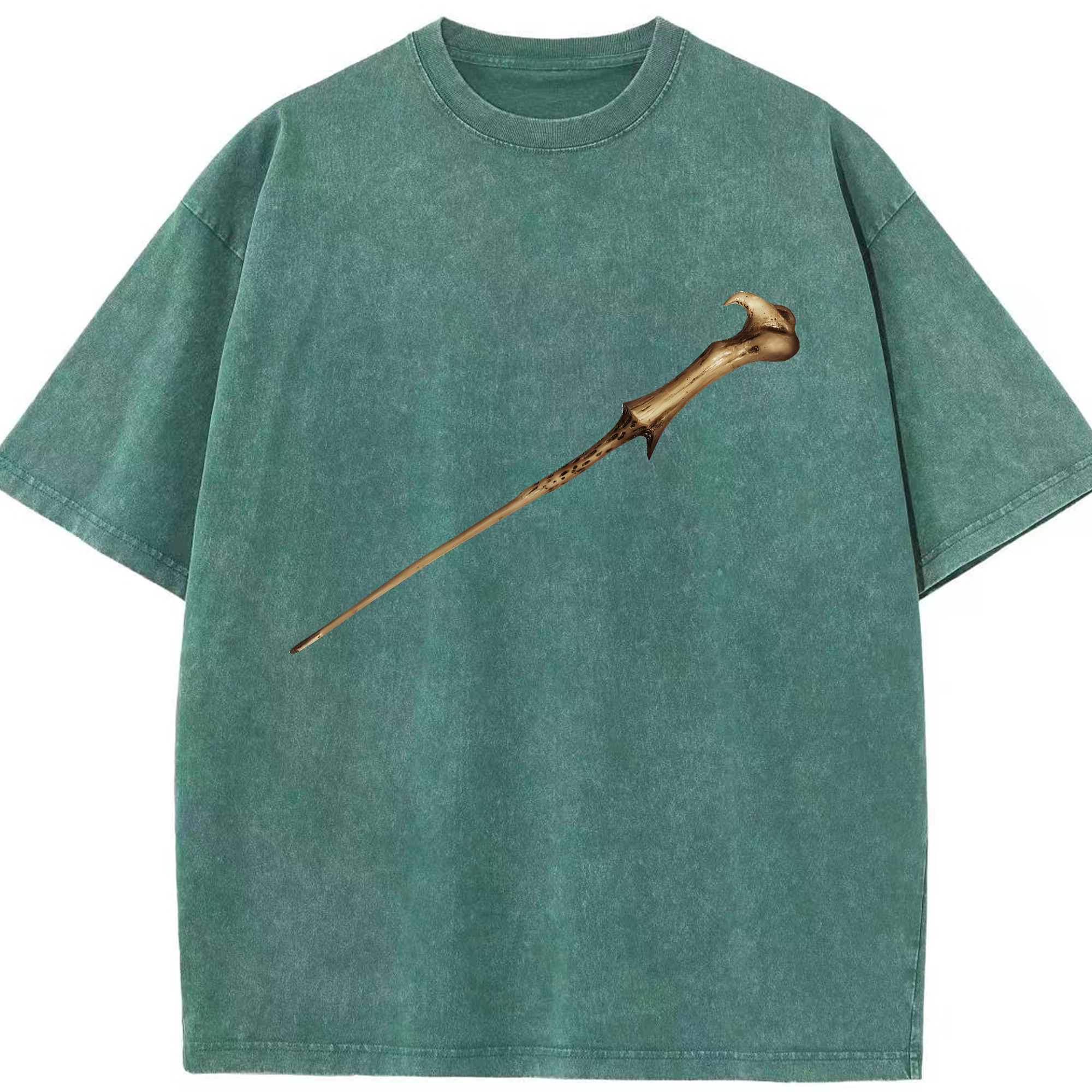 （画像用） Harry Potter ハリー・ポッターシリーズ 綿100% ヴィンテージ風 半袖Tシャツ（フロントプリント）